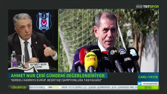 Beşiktaş Başkanı Ahmet Nur Çebi, Galatasaray Başkanı Dursun Özbek'i sert bir şekilde eleştirdi