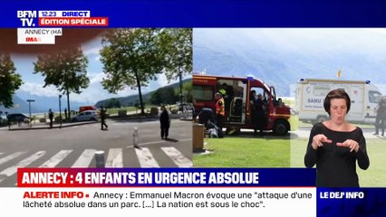 Annecy: Regardez les premières images de l'assaillant en train de courir dans le parc et un couteau à la main, qui a attaqué les enfants et les adultes