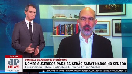 Nomes sugeridos para BC serão sabatinados no Senado; Beraldo, d'Avila e Schelp comentam
