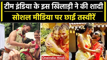 Team India के गेंदबाज Prasidh Krishna ने की शादी, वायरल हुई तस्वीरें | वनइंडिया हिंदी #Shorts