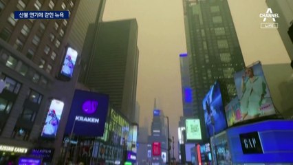 캐나다 산불에 숨 못 쉬는 뉴욕…대기질 세계 최악 치달아