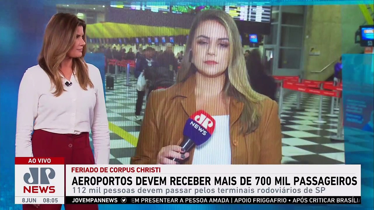 Feriado de Corpus Christi: Aeroportos devem receber mais de 700 mil passageiros