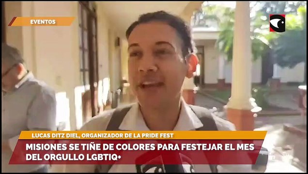 Lucas Ditz Diel, organizador de la Pride Fest, manifestó que las actividades del mes del orgullo son importantes porque implica conmemorar la lucha que la comunidad LGBTIQ+ viene haciendo hace años