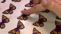 Clay Artist makes exceptional-looking Polymer Clay Monarch Butterfly earrings