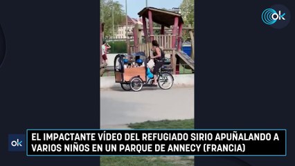 El impactante vídeo del refugiado sirio apuñalando a varios niños en un parque de Annecy (Francia)