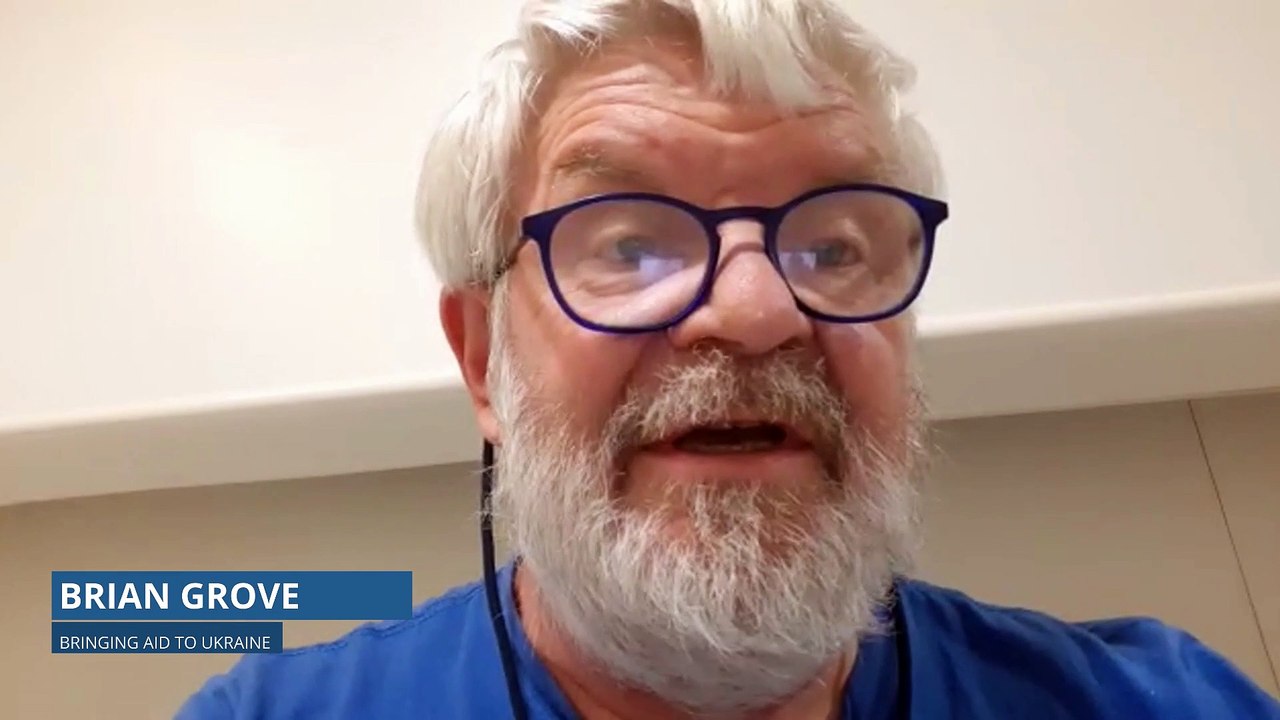 Brian Grove has returned to Ukraine to deliver aid