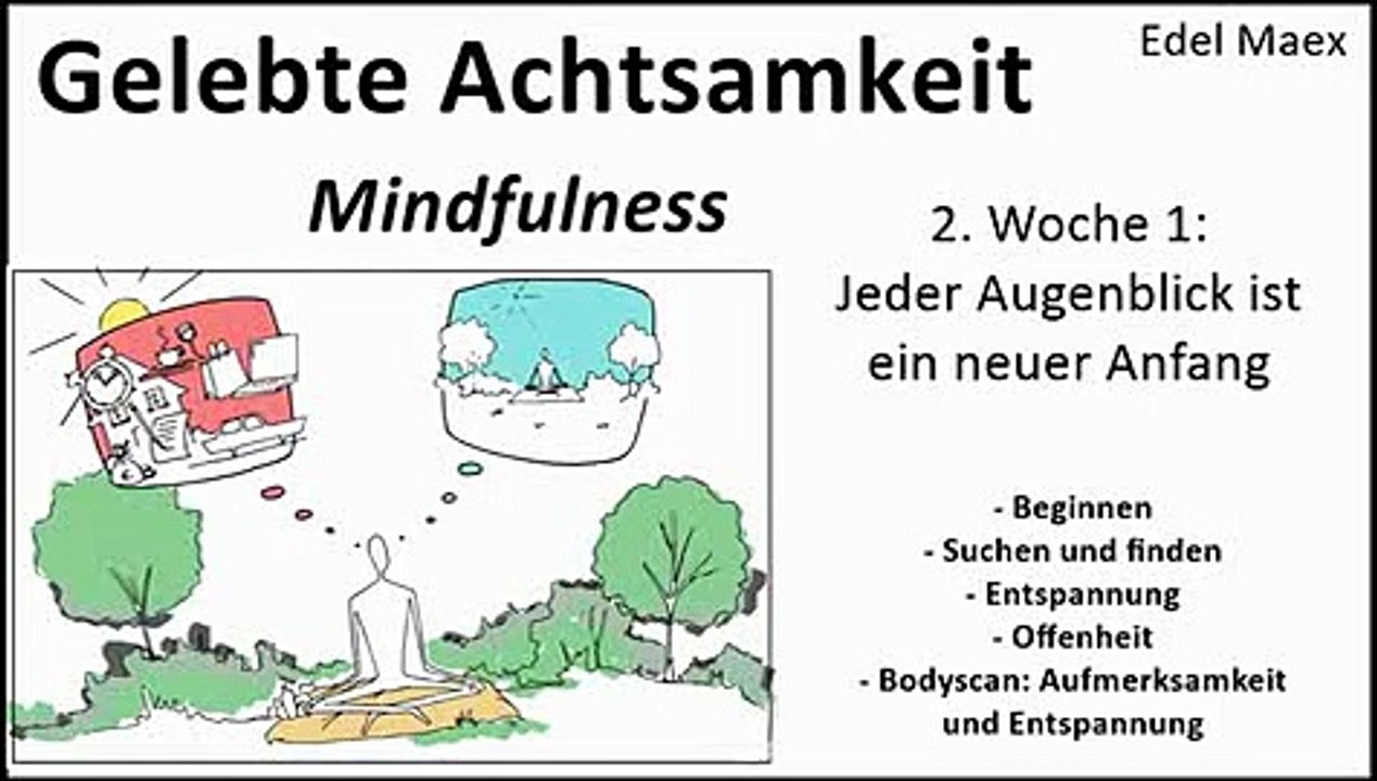 Gelebte Achtsamkeit 2. Woche 1.: Jeder Augenblick ist ein neuer Anfang
