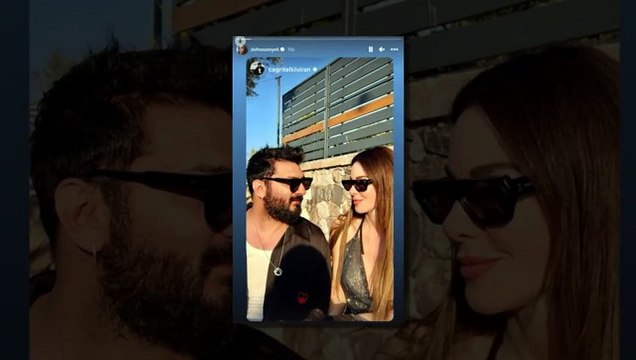 Aşk dolu dizgin devam ediyor! Defne Samyeli, Çağrı Telkıvıran ile sarmaş dolaş görüntülendi