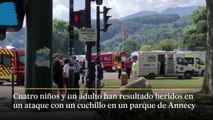 Apuñalamiento múltiple en un parque de Annecy, Francia