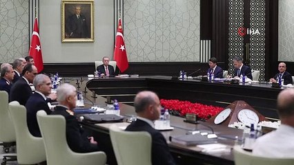 Cumhurbaşkanı Erdoğan'ın başkanlığında yeni dönemin ilk MGK toplantısı başladı