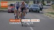 Carapaz attacks with Vingegaard following - Étape 5 / Stage 5 - #Dauphiné 2023