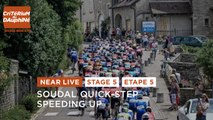 Soudal Quick-Step speeding up - Étape 5 / Stage 5 - #Dauphiné 2023