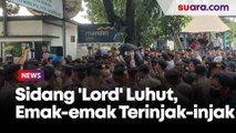 Pendukung Haris-Fatia Berebut Masuk ke PN Jaktim Jelang Sidang 'Lord' Luhut, Emak-emak Terinjak-injak: Tolong!