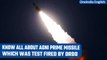 Agni Prime missile successful test fired off the Odisha coast by DRDO | Oneindia News