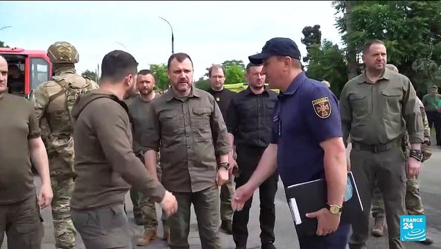 Nova Kakhovka dam destruction: Ukraine's Zelensky visits flooded region of Kherson
