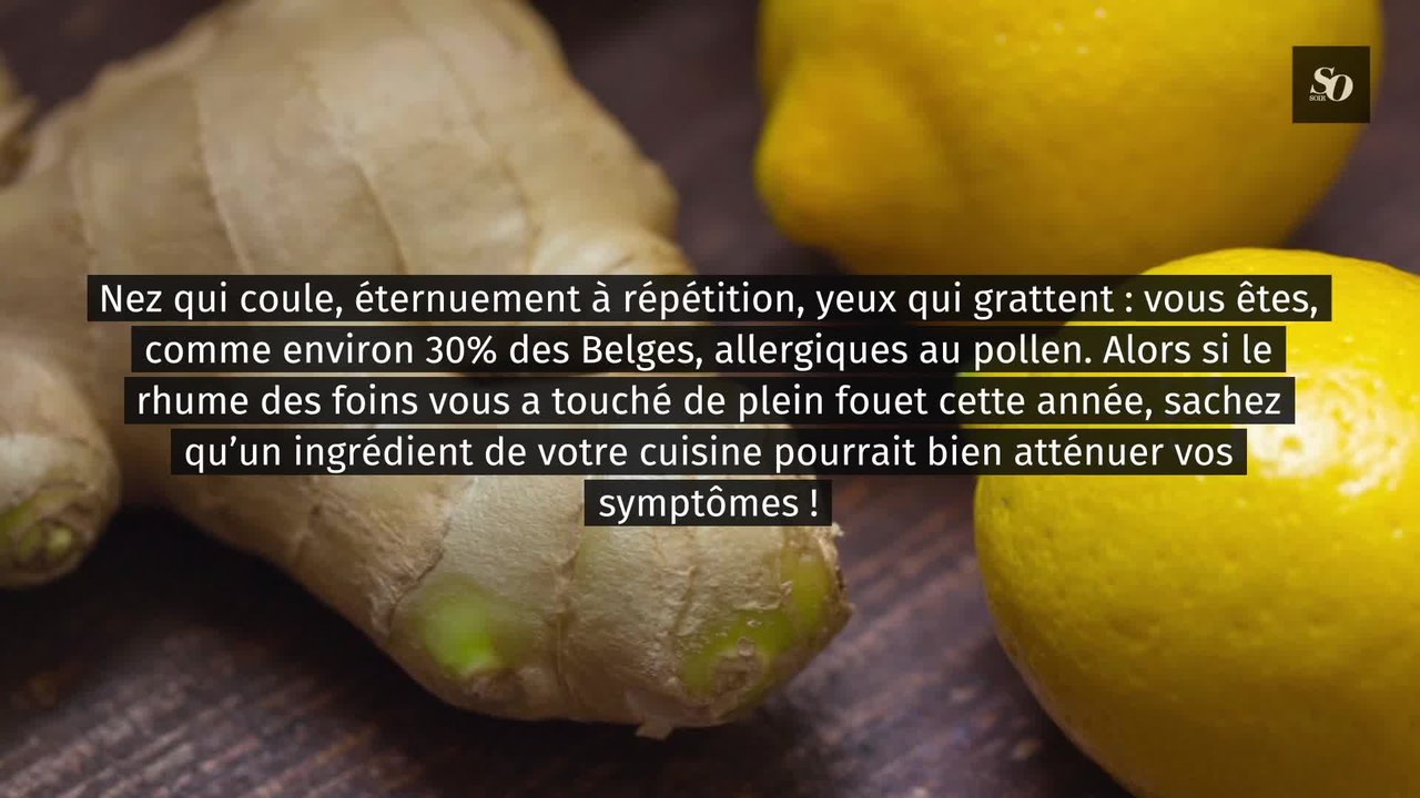 Cet ingrédient surprenant peut réduire les symptômes du rhume des foins