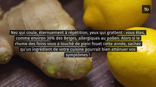 Cet ingrédient surprenant peut réduire les symptômes du rhume des foins