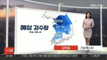 [생활날씨] 밤사이 중부 장대비…시간당 최대 30mm 호우