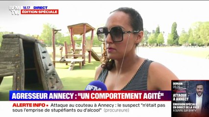 Attaque au couteau à Annecy: "Il y a un sentiment de colère, de tristesse et de haine", explique une habitante