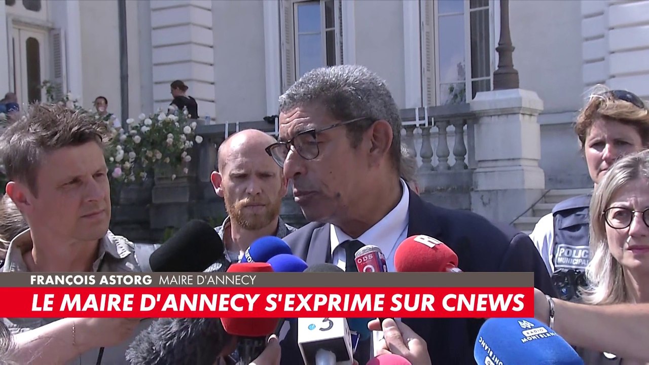 Le maire d'Annecy, François Astorg : «Il y a deux agents de la ville qui ont tenté d'arrêter l'assaillant»
