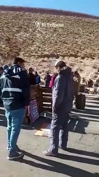 Cortes en la ruta a San Antonio de los Cobres