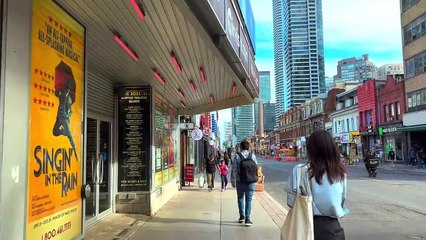 Toronto Walking Tour - Best Yonge Street Walking Tour [4K Ultra HDR_60fps]