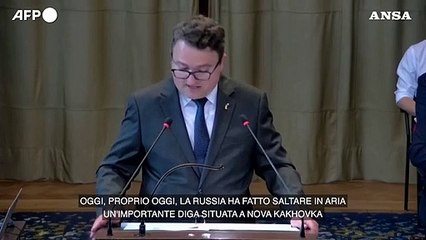 Bombardamento diga, l'accusa dell'Ucraina: "Azioni russe da Stato terrorista"
