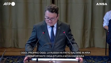 Bombardamento diga, l'accusa dell'Ucraina: "Azioni russe da Stato terrorista"