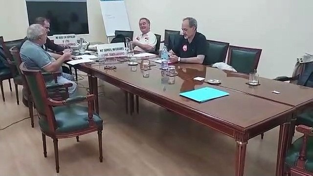 Miembros del Comité de Huelga encerrados en el Ministerio de Justicia