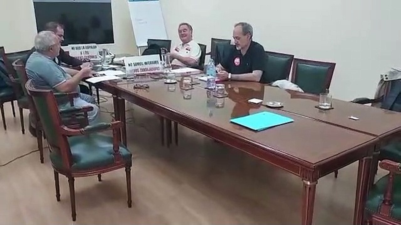 Miembros del Comité de Huelga encerrados en el Ministerio de Justicia
