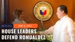Martin-Sara Duterte rift: House leaders back Romualdez, decry 'political bickering'