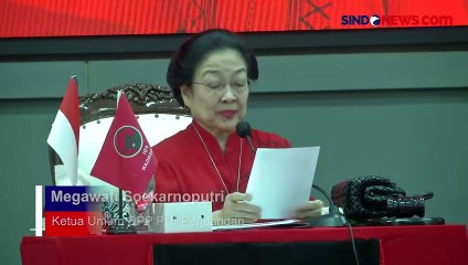 Kenang Mendiang Taufik Kiemas, Megawati Menangis saat Tutup Rakernas PDIP