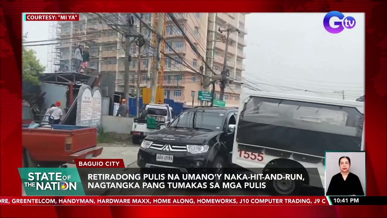 Retiradong pulis na umano'y naka-hit-and-run, nagtangka pang tumakas sa mga pulis | SONA