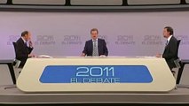 Debate 2011: Rubalcaba acusa a Rajoy de ocultar futuros recortes en su programa electoral