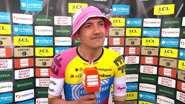 Critérium du Dauphiné 2023 - Richard Carapaz : No es una decepción no haber ganado, Jonas Vingegaard era más fuerte e hice lo que pude