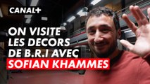La visite des décors de B.R.I avec Sofian Khammes
