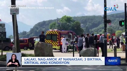 Lalaki, nag-amok at nanaksak; 3 biktima, kritikal ang kondisyon | Saksi