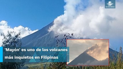 Se intensifica la actividad del volcán 'Mayón'; piden evacuar la zona