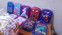 Unboxing and Review of 3D EVA Space, spiderman, unicorn, emoji, dinosaur Pencil Case for Kids - Pencil Pouch, New Kids Designer Pencil Pouch for Kids