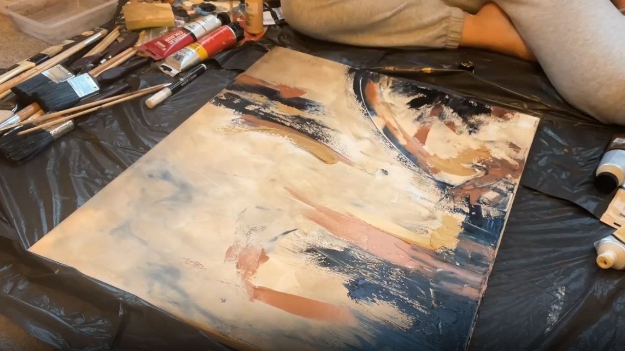 This staggering abstract painting timelapse will make you want to 'trust the process'