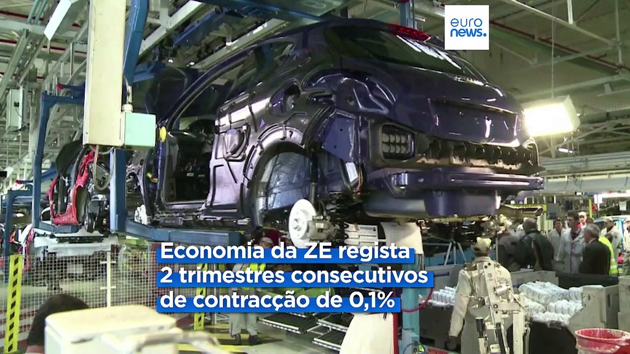 Zona Euro entra em recessão técnica