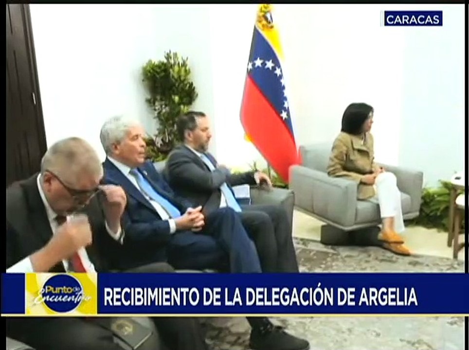 Vpdta. Delcy Rodríguez se reúne con la Delegación de Argelia para evaluar mecanismos de cooperación
