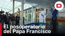 Tras salir de la anestesia, el Papa ya bromeaba con una tercera intervención según el médico
