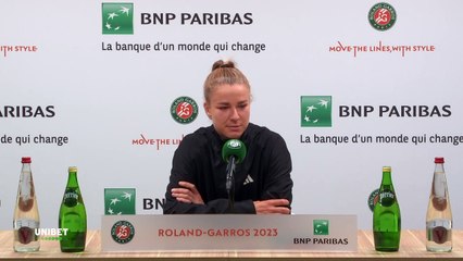 Roland-Garros 2023 - Karolina Muchova : ""I don't think I will be the favorite against Iga Swiatek"