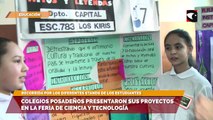Colegios posadeños presentaron sus proyectos en la Feria de Ciencia y Tecnología
