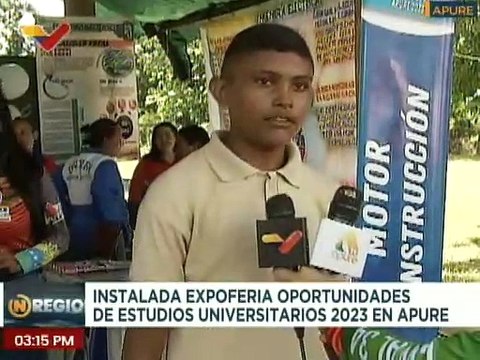 Instalan Expoferia Oportunidades de Estudios Universitarios 2023 en el estado Apure