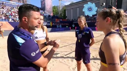 Beach Volleyball Germany vs France, European Championships, Munich 2022
