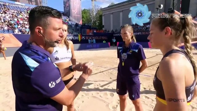 Beach Volleyball Germany vs France, European Championships, Munich 2022