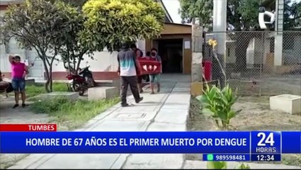 Tumbes: confirman primer caso de muerte por Dengue