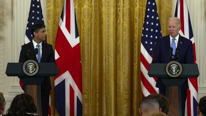 Rishi Sunak and Joe Biden announce 'Atlantic Declaration'